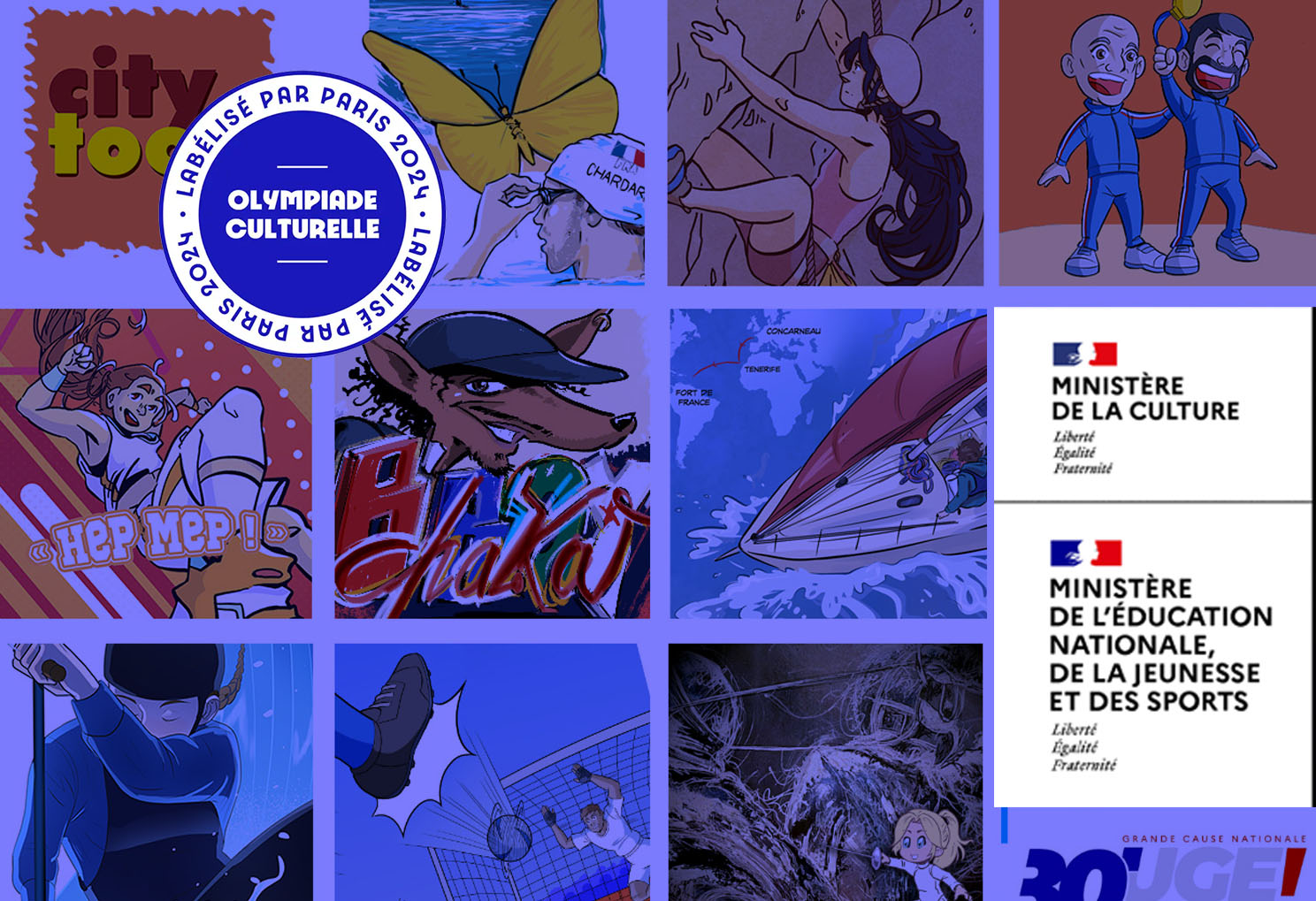 Le webtoon Sports et Culture en master class à Paris !